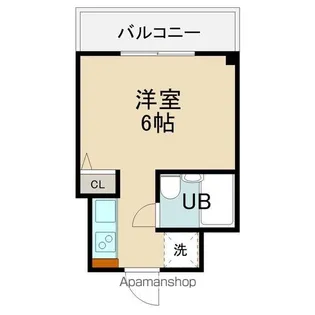 スカイコート函館【7階】の間取り